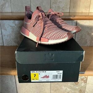 Adidas Pink Knit Sneakers